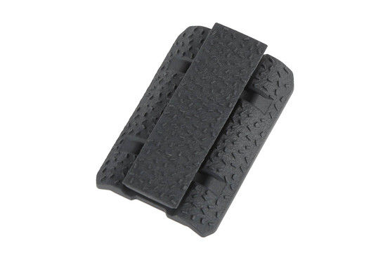 The Magpul Industries polymer M-LOK rail cover features an aggressive no slip grip